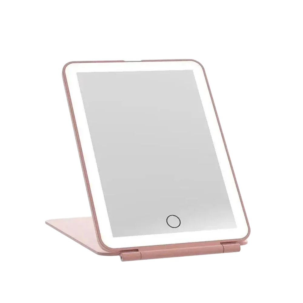 LED Foldable Travel Makeup Mirror