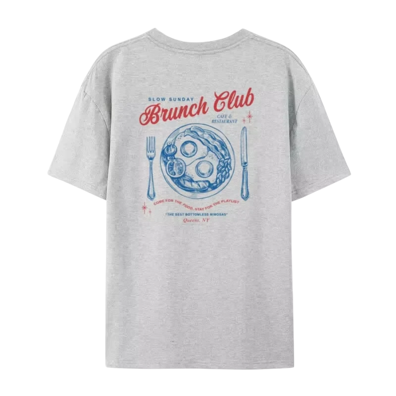 "Brunch Club" Cotton T-Shirt