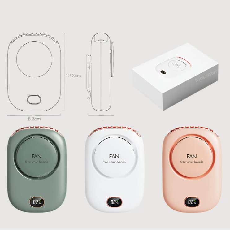sasha | portable hanging usb neck fan