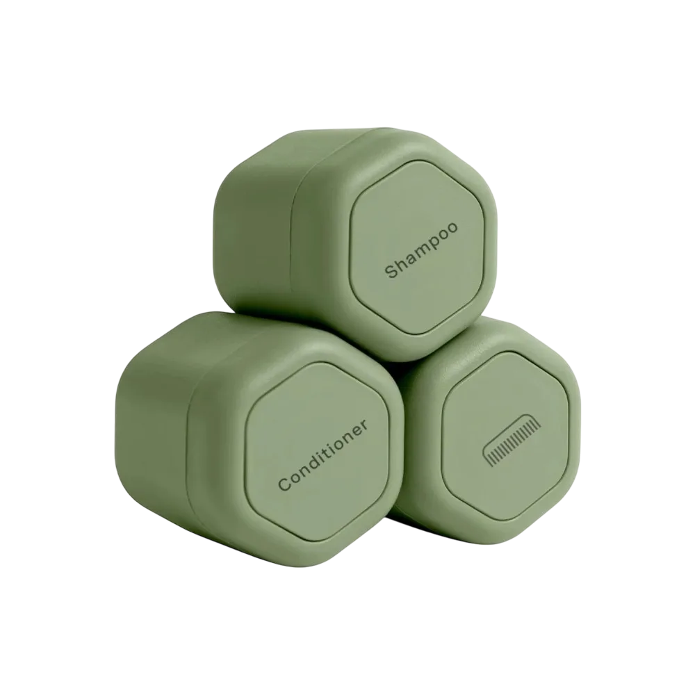 3-Piece Silicone Travel Bottles Set