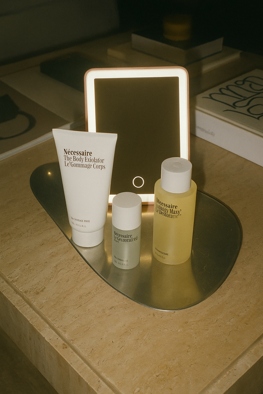 LED Foldable Travel Makeup Mirror