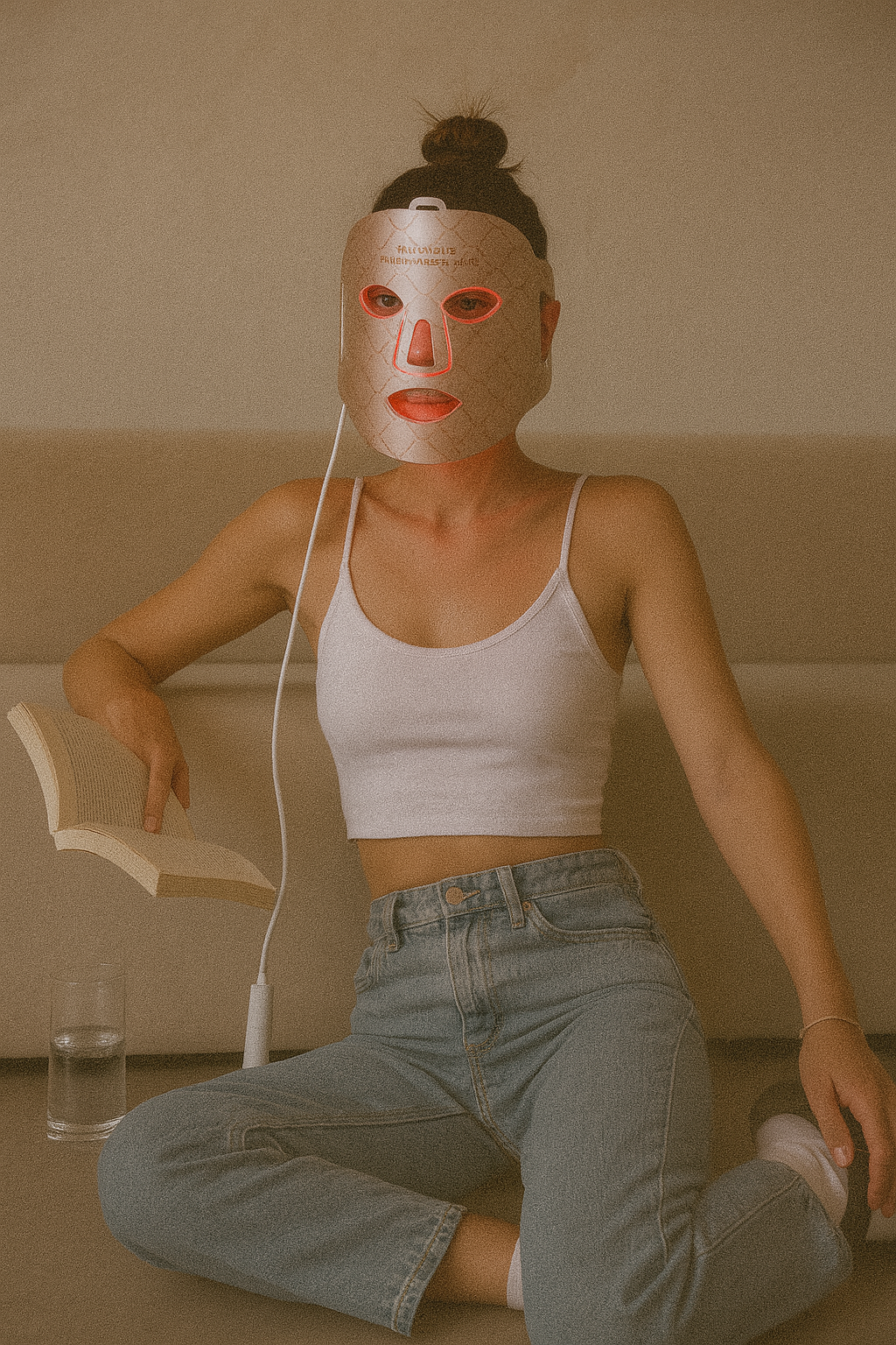 Electric Red Led Light Therapy Mask