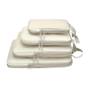 Compression packing cubes made of nylon with mesh lining