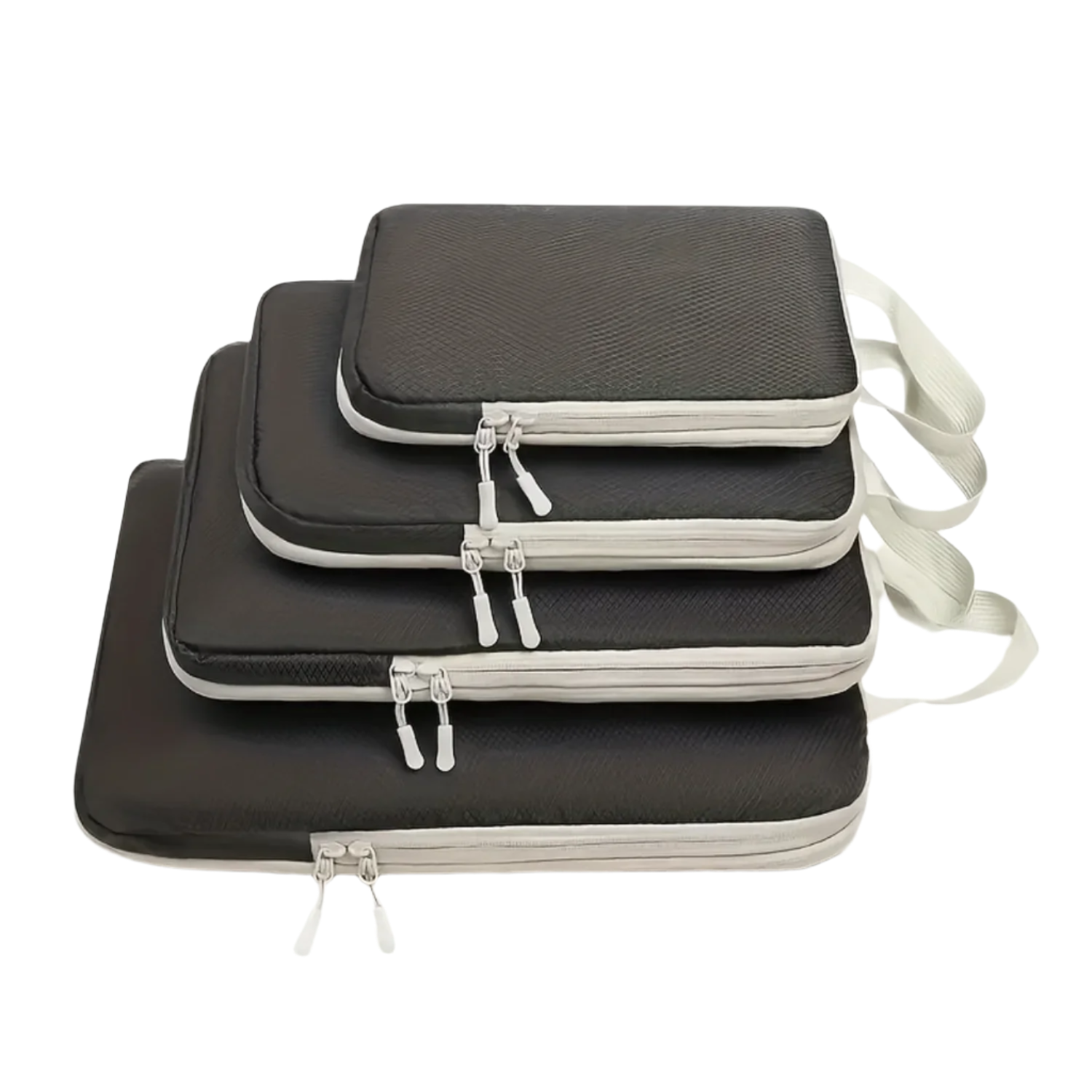 Compression packing cubes made of nylon with mesh lining