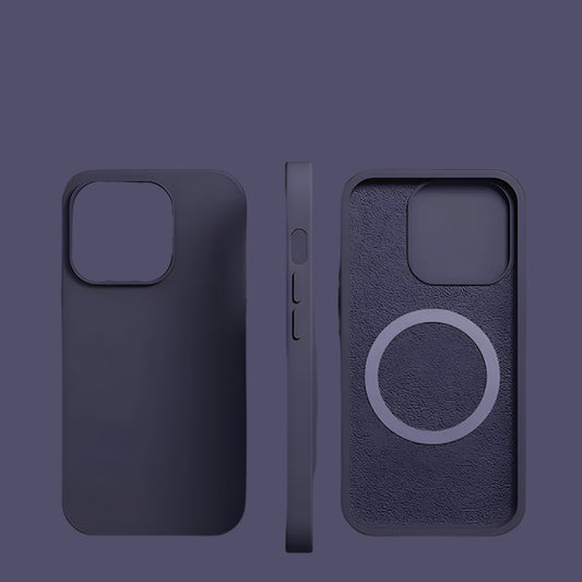hadley | midnight blue | liquid silicone magsafe phone case
