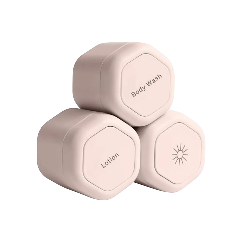 3-Piece Silicone Travel Bottles Set