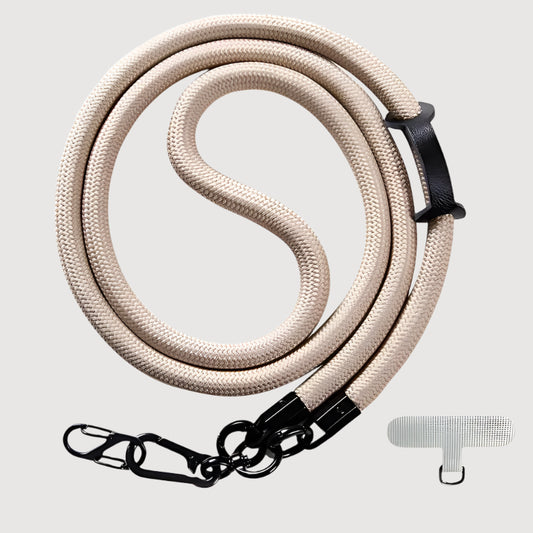 lilo | beige | lanyard phone case rope strap