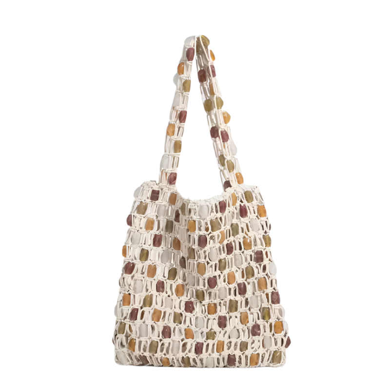 Beaded Woven Bag