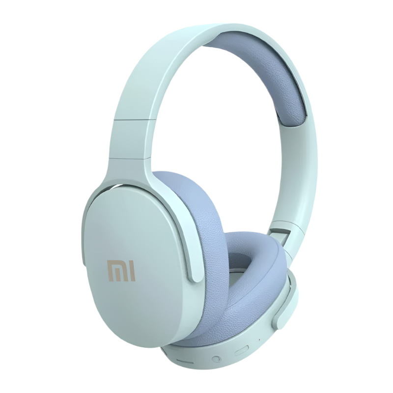 Ergonomic foldable design, adjustable headband, and soft ear cushions for extended wear. 