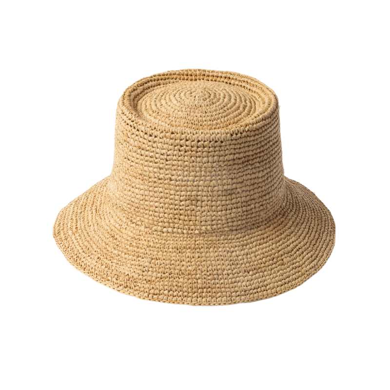 Straw Bucket Hat